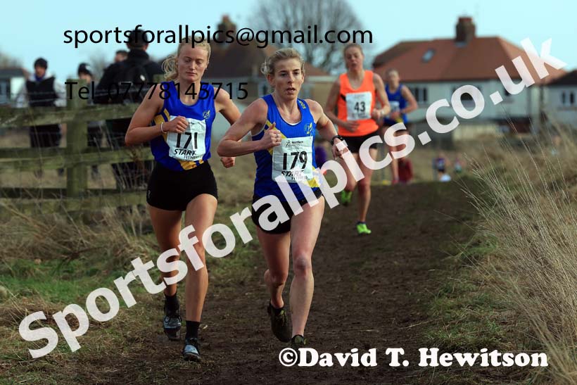 Senior Womens 2024 Northern Cross Country Champs., Sedgefield. Photo: David T. Hewitson/Sports for All Pics
